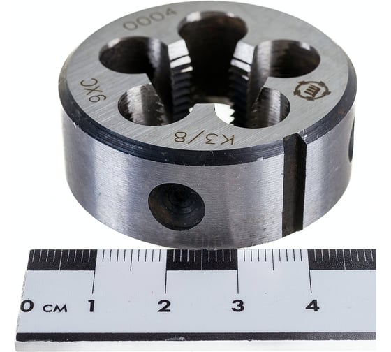 Изображение товара Коническая плашка ООО "ТМТ ГРУПП" дюйм. К3/8" 9ХС 58007