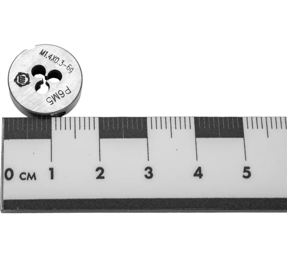 Изображение товара Плашка ООО "ТМТ ГРУПП" М1.4х0.3 Р6М5 6g 141210