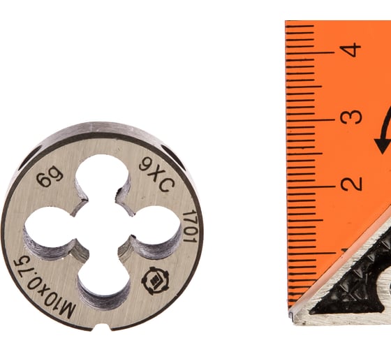 Изображение товара Плашка ООО "ТМТ ГРУПП" М10х0.75 9ХС 57883