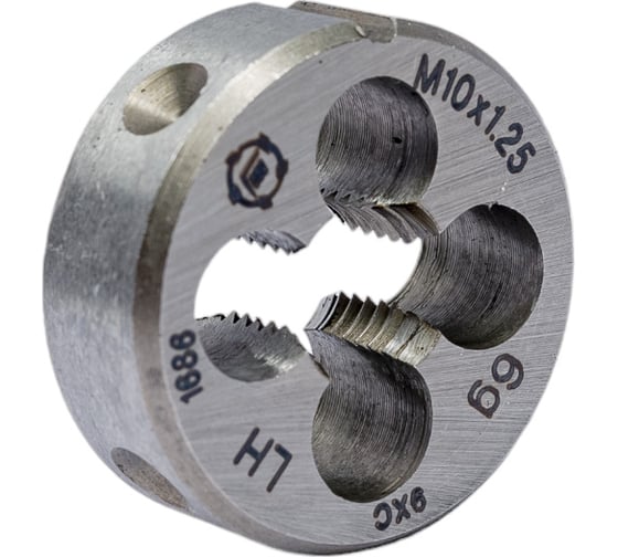 Изображение товара Плашка ООО "ТМТ ГРУПП" М10х1.25 9ХС лев. 143497