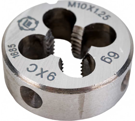 Изображение товара Плашка ООО "ТМТ ГРУПП" М10х1.25 9ХС 57881