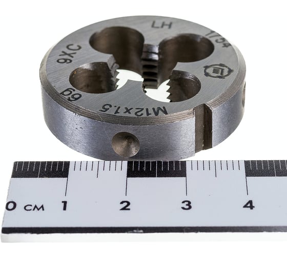 Изображение товара Плашка ООО "ТМТ ГРУПП" М12х1.5 9ХС лев. 143499