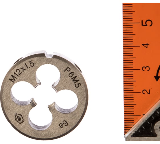 Изображение товара Плашка ООО "ТМТ ГРУПП" М12х1.75 Р6М5 6е 143223