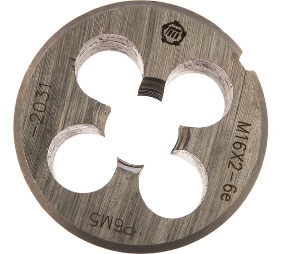 Изображение товара Плашка ООО "ТМТ ГРУПП" М16х2 Р6М5 6е 143227