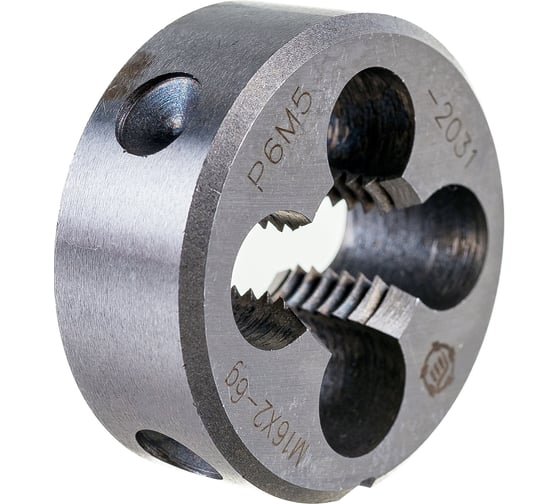 Изображение товара Плашка ООО "ТМТ ГРУПП" М16х2 Р6М5 6g 137177