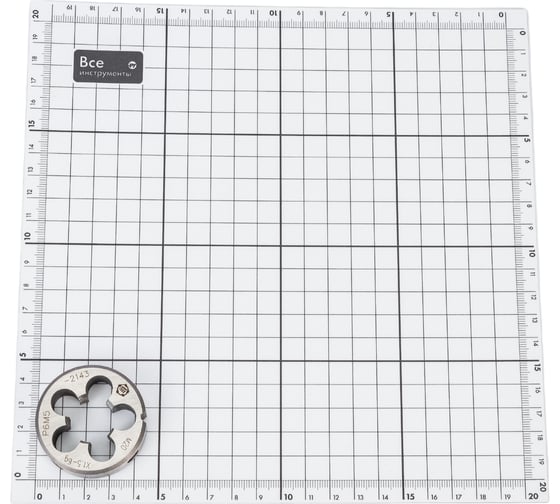 Изображение товара Плашка ООО "ТМТ ГРУПП" М20х1.5 Р6М5 6g 137180