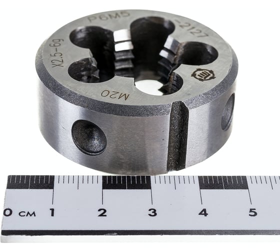 Изображение товара Плашка ООО "ТМТ ГРУПП" М20х2.5 Р6М5 6g 137181