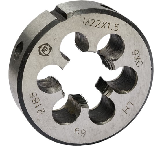 Изображение товара Плашка ООО "ТМТ ГРУПП" М22х1.5 9ХС лев. 143504