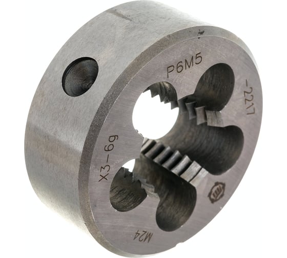 Изображение товара Плашка ООО "ТМТ ГРУПП" М24х3 Р6М5 6g 137185