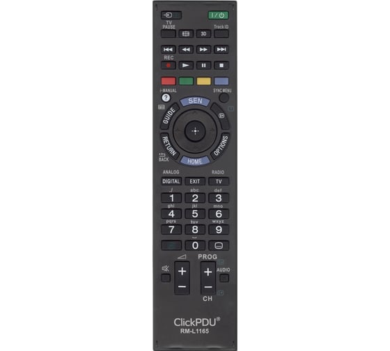 Изображение товара Универсальный пульт для телевизора clickpdu SONY RM-L1165 не требует настройки) HOD825