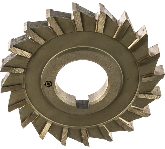 Изображение товара Фреза дисковая 3-х сторонняя ООО "ТМТ ГРУПП" 100х10х32 Z=20 Р6М5 138685