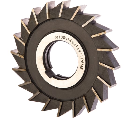 Изображение товара Фреза дисковая 3-х сторонняя ООО "ТМТ ГРУПП" 100х12х32 Z=20 Р6М5 138686