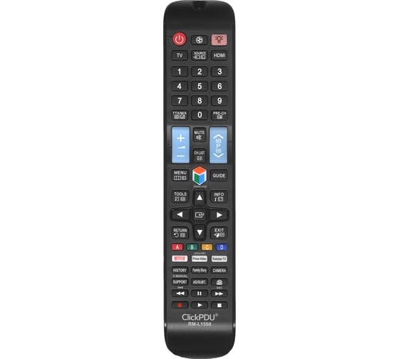 Изображение товара Универсальный пульт для телевизора clickpdu Samsung RM-L1598 HOD1033