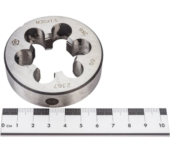 Изображение товара Плашка ООО "ТМТ ГРУПП" М30х1.5 9ХС 57936