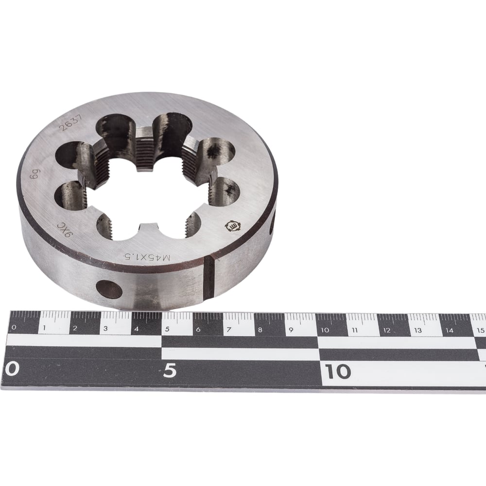 Изображение товара Плашка М45х1.5 9ХС ООО ТМТ Групп для внутренней резьбы