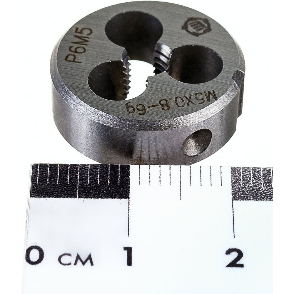 Изображение товара Плашка ООО "ТМТ ГРУПП" М5х0.8 Р6М5 6g 137163