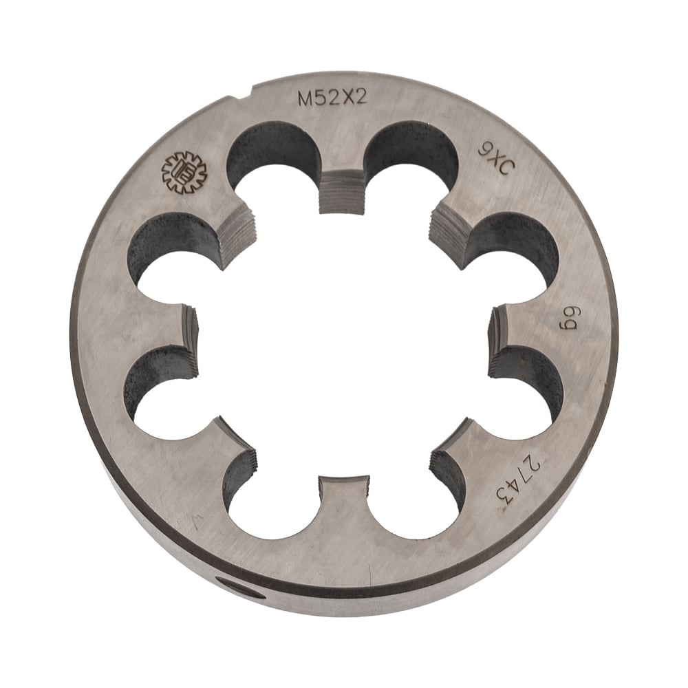 Изображение товара Плашка М52×2 9ХС - правое резьбовое соединение, 9ХС, М52×2 Изображение товара Плашка М52×2 9ХС - правое резьбовое соединение, 9ХС, М52×2