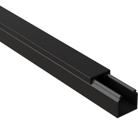 Изображение товара Мини-канал Экопласт Mex16/16bl 16x16мм, 1шт=2м, черный 77002BL-2