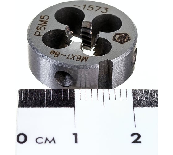 Изображение товара Плашка ООО "ТМТ ГРУПП" М6х1 Р6М5 6е 143215