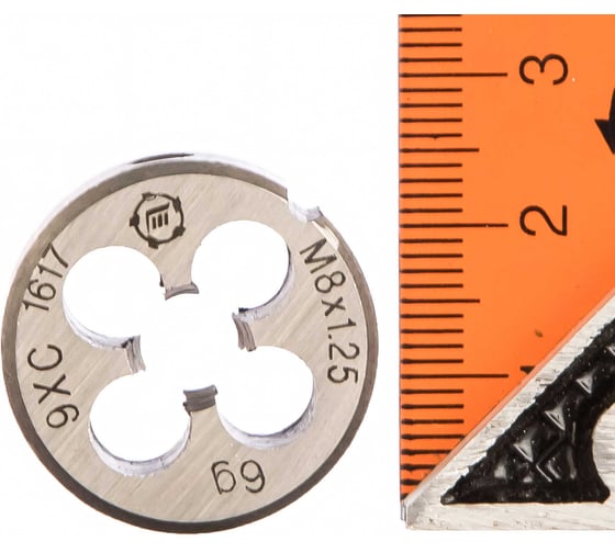 Изображение товара Плашка ООО "ТМТ ГРУПП" М8х1.25 9ХС 57879