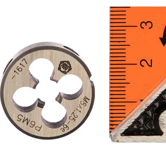 Изображение товара Плашка ООО "ТМТ ГРУПП" М8х1.25 Р6М5 6е 143217