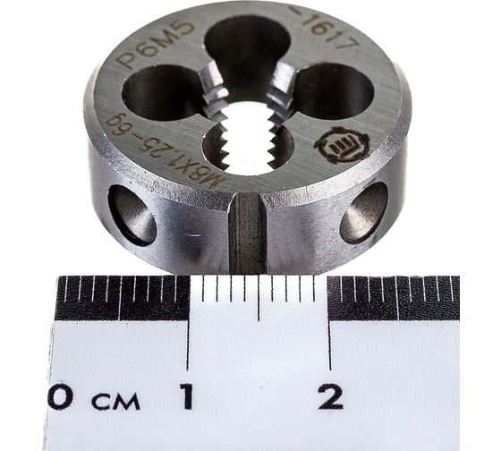 Изображение товара Плашка ООО "ТМТ ГРУПП" М8х1.25 Р6М5 6g 137166