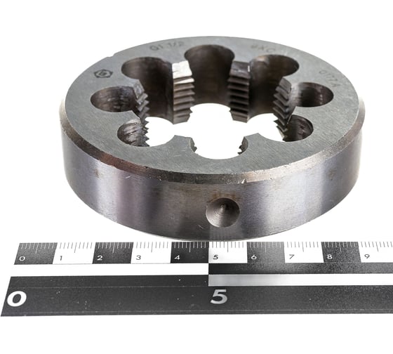 Изображение товара Плашка ООО "ТМТ ГРУПП" трубная цилиндрическая G 1 1/2" 9ХС 57990