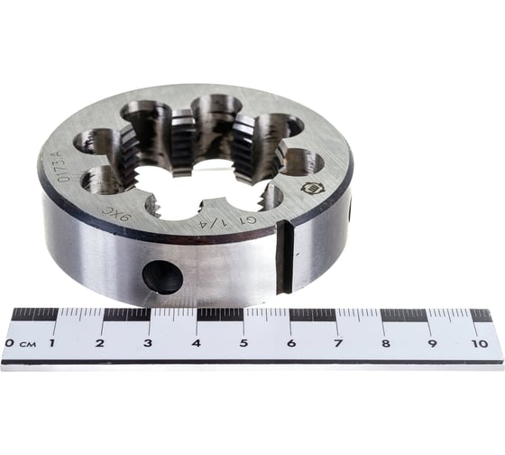 Изображение товара Плашка ООО "ТМТ ГРУПП" трубная цилиндрическая G 1 1/4" 9ХС 57989