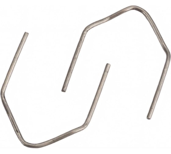 Изображение товара Скобы с внешним углом для ремонта пластиковых деталей (0.8 мм, 100 шт.) WIEDERKRAFT WDK-65083