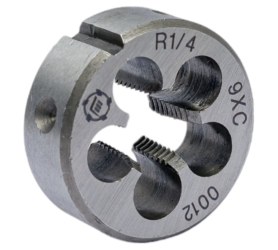 Изображение товара Плашка ООО "ТМТ ГРУПП" трубная коническая R1/4" 9ХС 57984