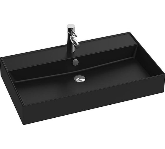 Изображение товара Раковина Jacob Delafon Vivienne EXBI112-NGM встраиваемые сверху 80 черная матовая 00316599