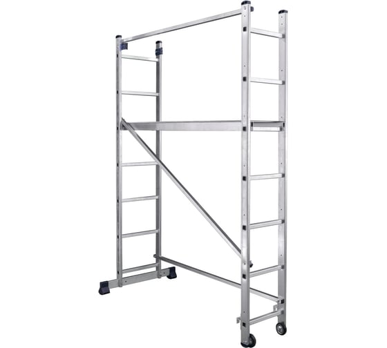 Изображение товара Лестница-помост Алюмет алюминиевая 2х7 ступеней. Серия SM 4007