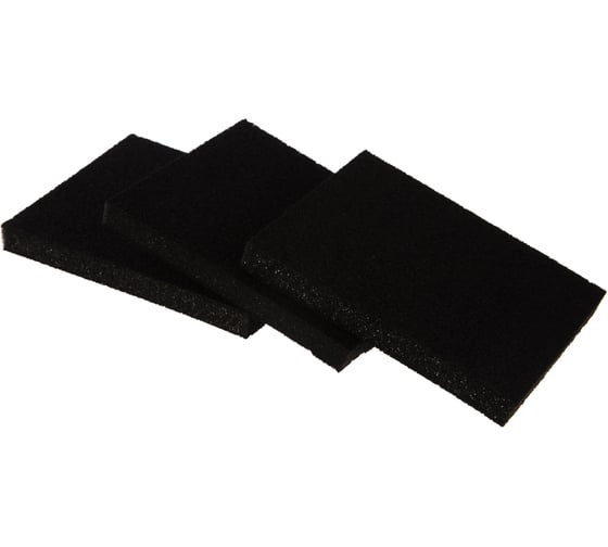 Изображение товара Губки шлифовальные мягкие (125х100х10 мм,3 шт., P60/80, P60/100, P80/120) КЕДР 062-0003