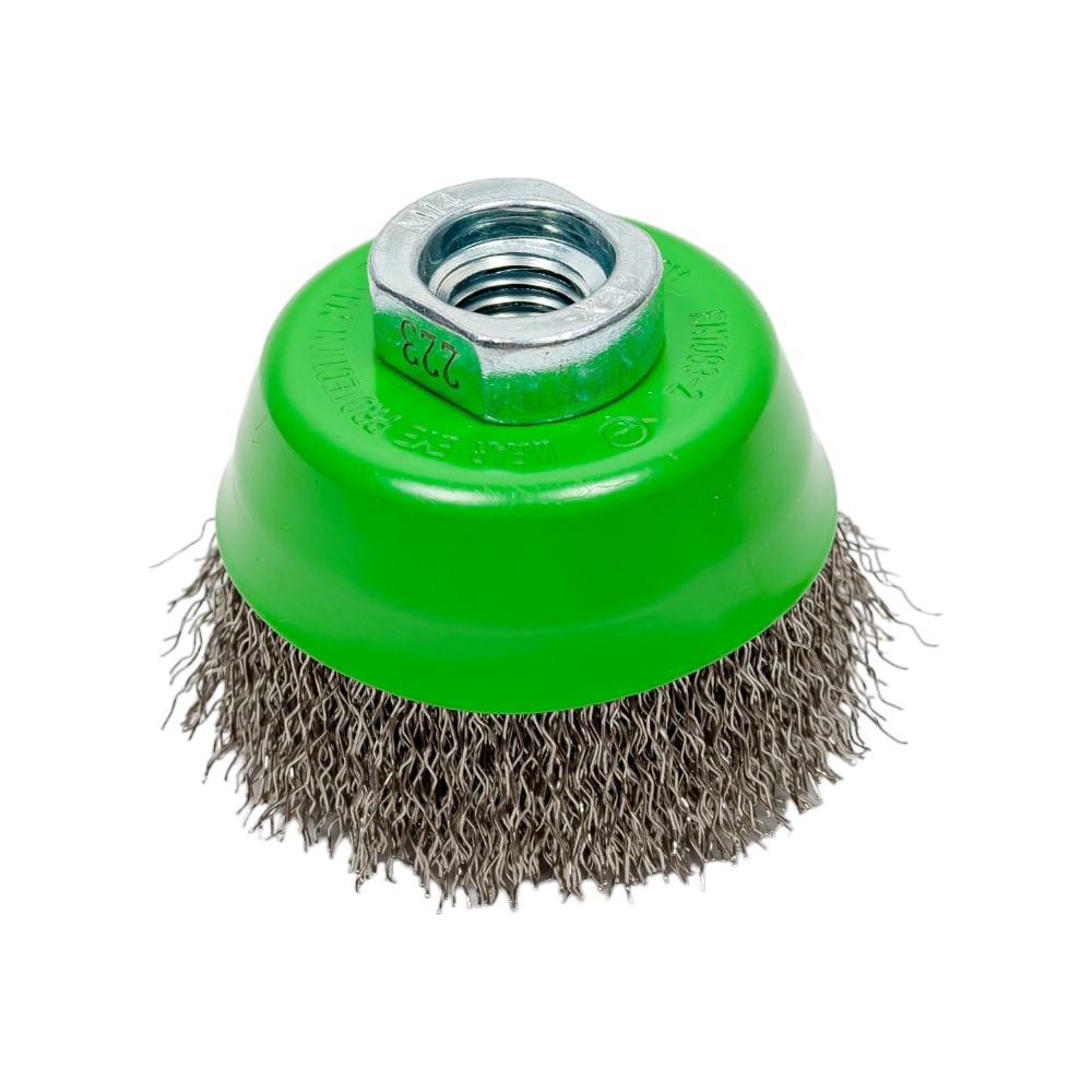 Изображение товара Щетка чашечная Bosch 65 мм М14 с витой проволокой 0,3 мм для металла и дерева