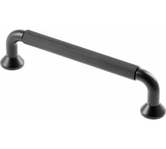 Изображение товара Алюминиевая мебельная ручка GTV UA-STRUCTURE-128 черный матовый UA-STRUCTURE-128-20M