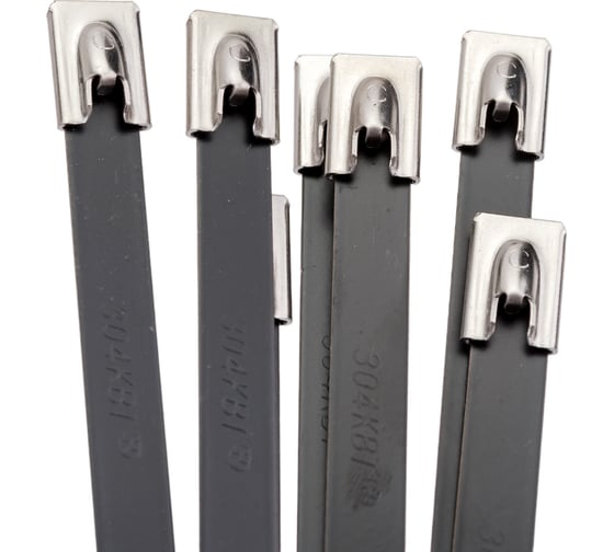 Изображение товара Стальные стяжки с покрытием FORTISFLEX СКС-П 304 7.9х350 74944