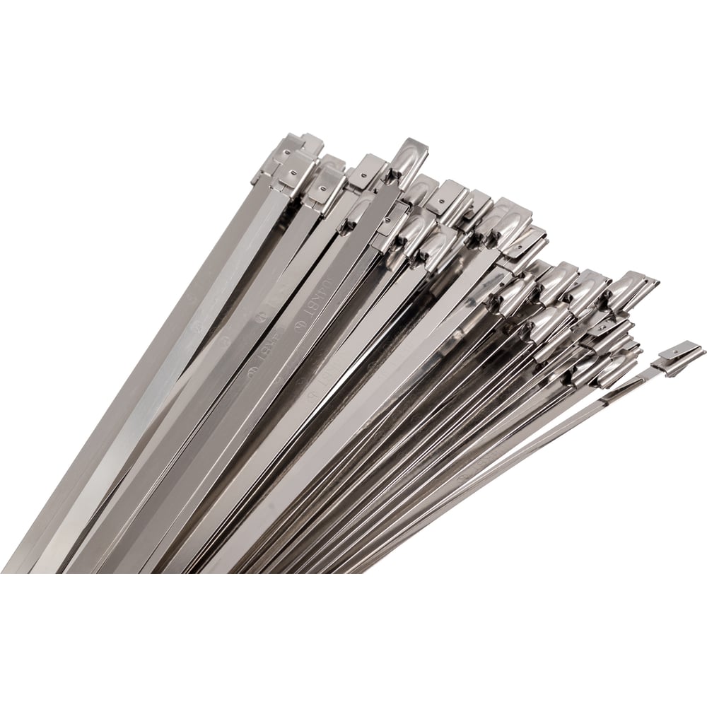 Изображение товара Стальные стяжки FORTISFLEX СКС 304 4.6х600 для крепежных работ нержавеющая сталь