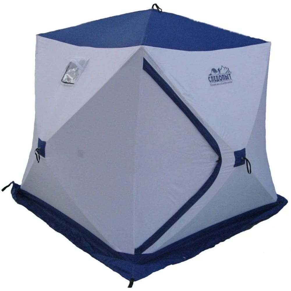 Зимняя палатка Следопыт палатка зимняя автомат 1 8 х 1 8 м бело голубая дно на молнии pr d tnc 038 1 8