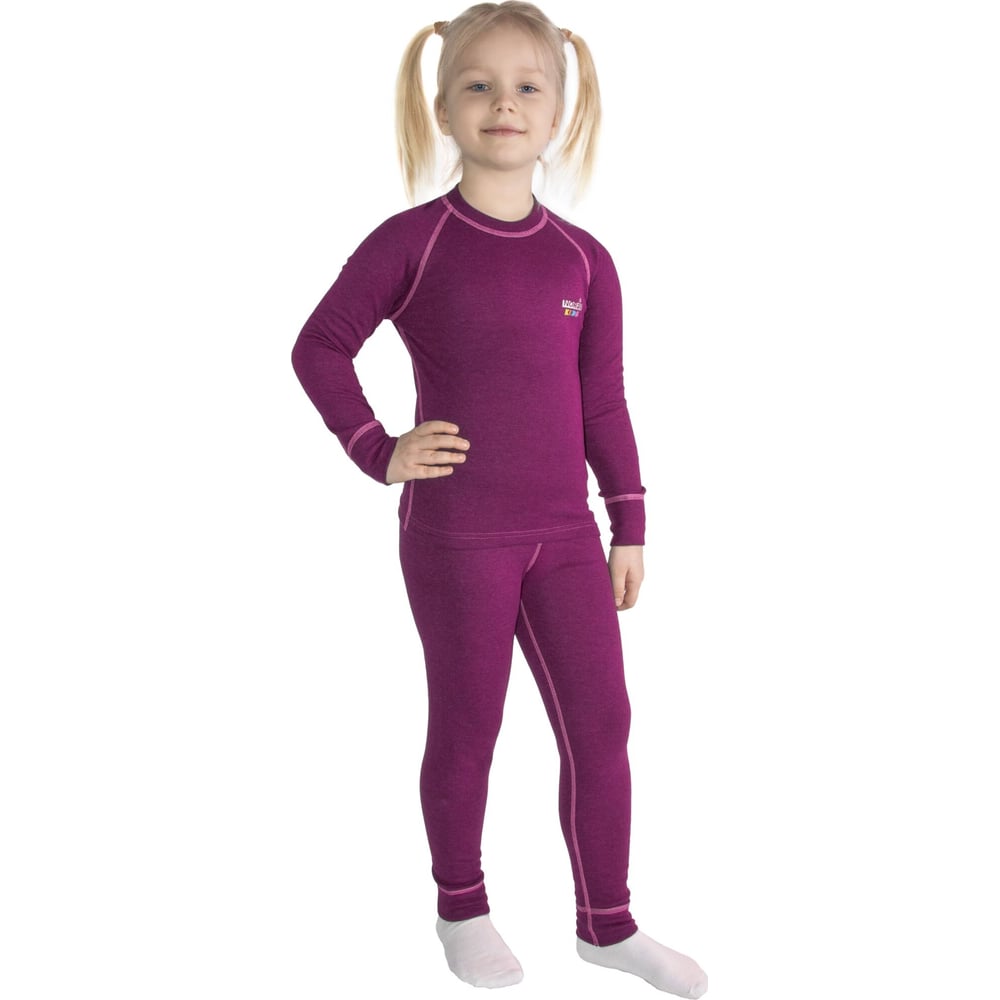 Изображение товара Термокомплект для детей Norfin KIDS BASE PINK 02, рост 116-122 см