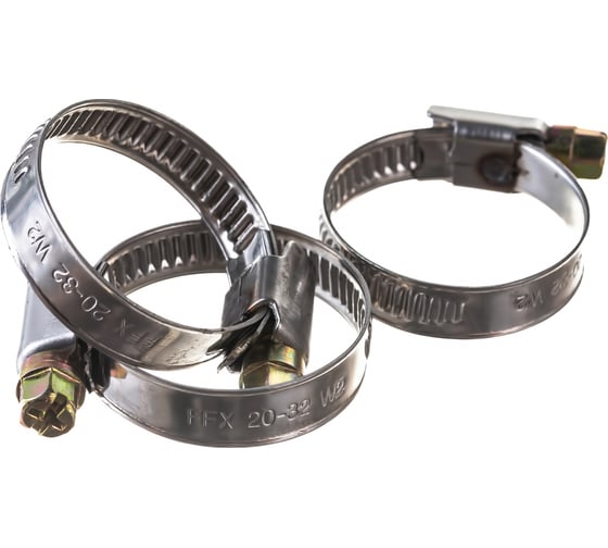 Изображение товара Червячный хомут FORTISFLEX PL-9/W2 20-32 мм 68963