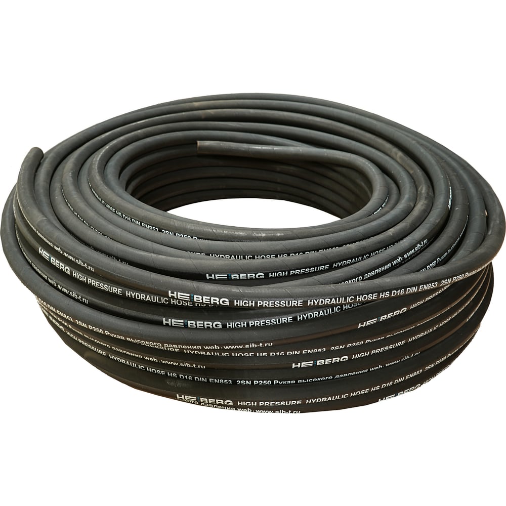 Изображение товара Рукав высокого давления HEIBERG Dn32 DIN EN853 1SN 40 м W.P.63 бар маслостойкий