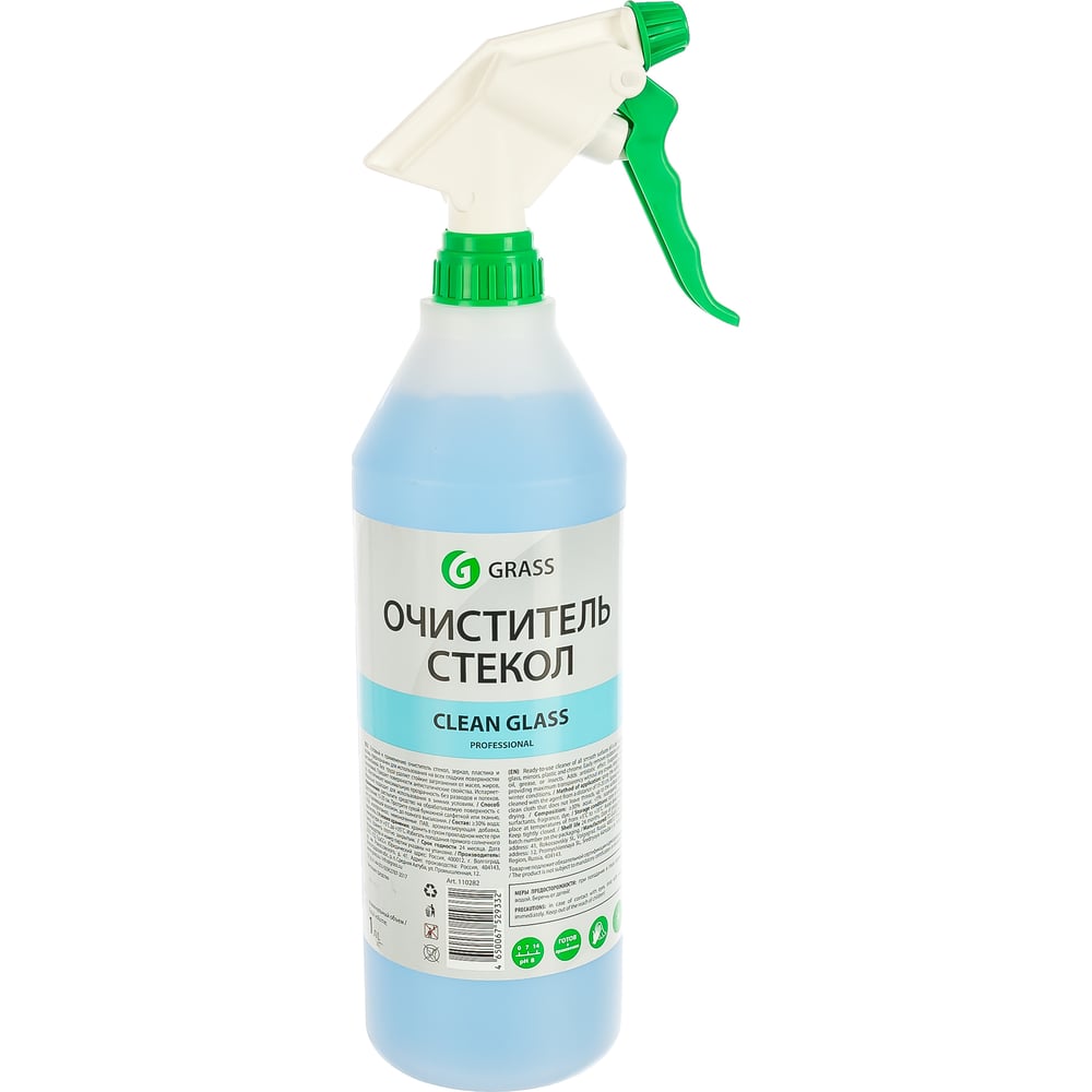 фото Очиститель стекол grass clean glass professional с тригером, 1л 110282