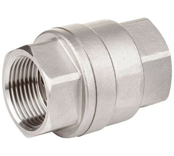 Изображение товара Обратный клапан TITAN LOCK  муфтовый нержавеющий AISI304, ВР/ВР 1 1/4", TL1.1/4FCV