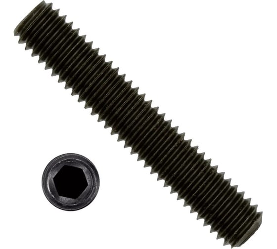 Изображение товара Винт Море-Метизов DIN 913, кл. пр. 12.9, оксид, M4x12 мм, 10 шт. VINT91341210M