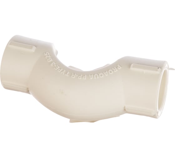 Изображение товара Короткий обвод с муфтами PRO AQUA PP-R белый d-25 мм PA16118Pb