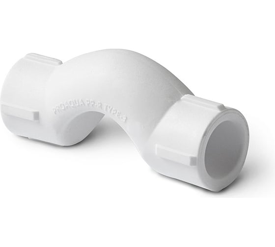 Изображение товара Короткий обвод с муфтами PRO AQUA PP-R белый d-32 мм PA16120Pb