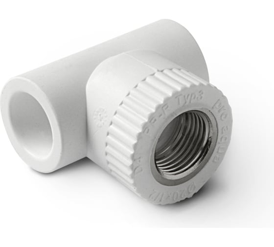 Изображение товара Комбинированный тройник PRO AQUA PP-R ВР белый 20 мм 1/2" PA24008Pb