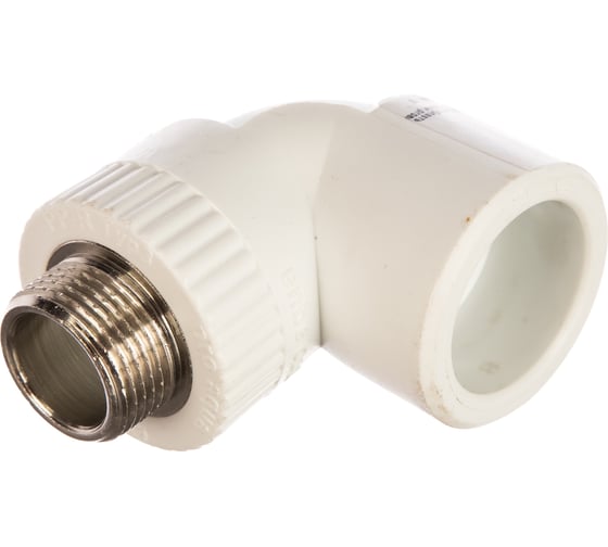 Изображение товара Комбинированный угольник PRO AQUA PP-R НР белый, 32 мм, 3/4" PA27016Pb