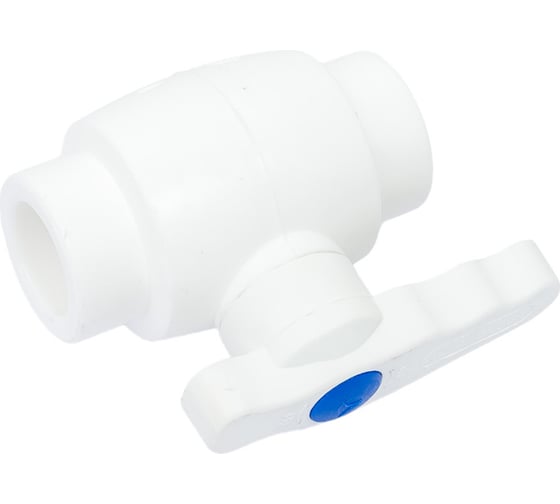Изображение товара Полнопроходной шаровой кран PRO AQUA PP-R белый d-25 мм PA40010