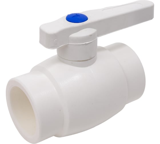 Изображение товара Шаровой кран со стандартным проходом PRO AQUA PP-R белый d-40 мм PA44014